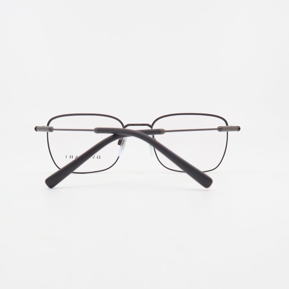 Bvlgari 1105 2011 53mm Dark Brown Metal Rectangular New Men's Eyeglasses - Picture 4 of 6